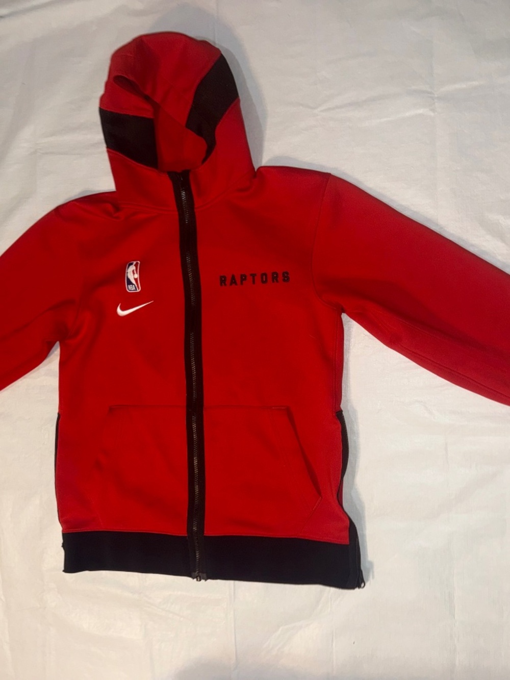 Nike NBA Toronto Raptors Therma Flex Warm-up Zip Jacket Cn4062-657 Men small Red